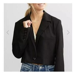 NWOT We The Free Block Party Cropped Blazer Size L